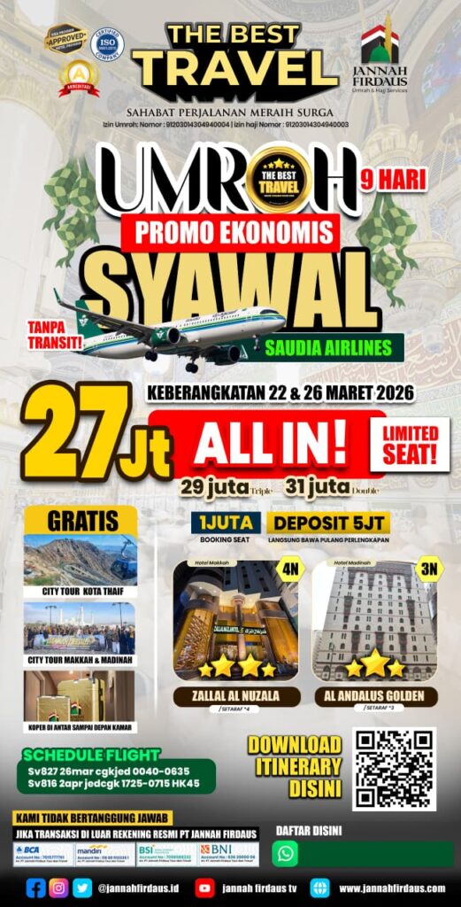 Umrah Syawal 2026
